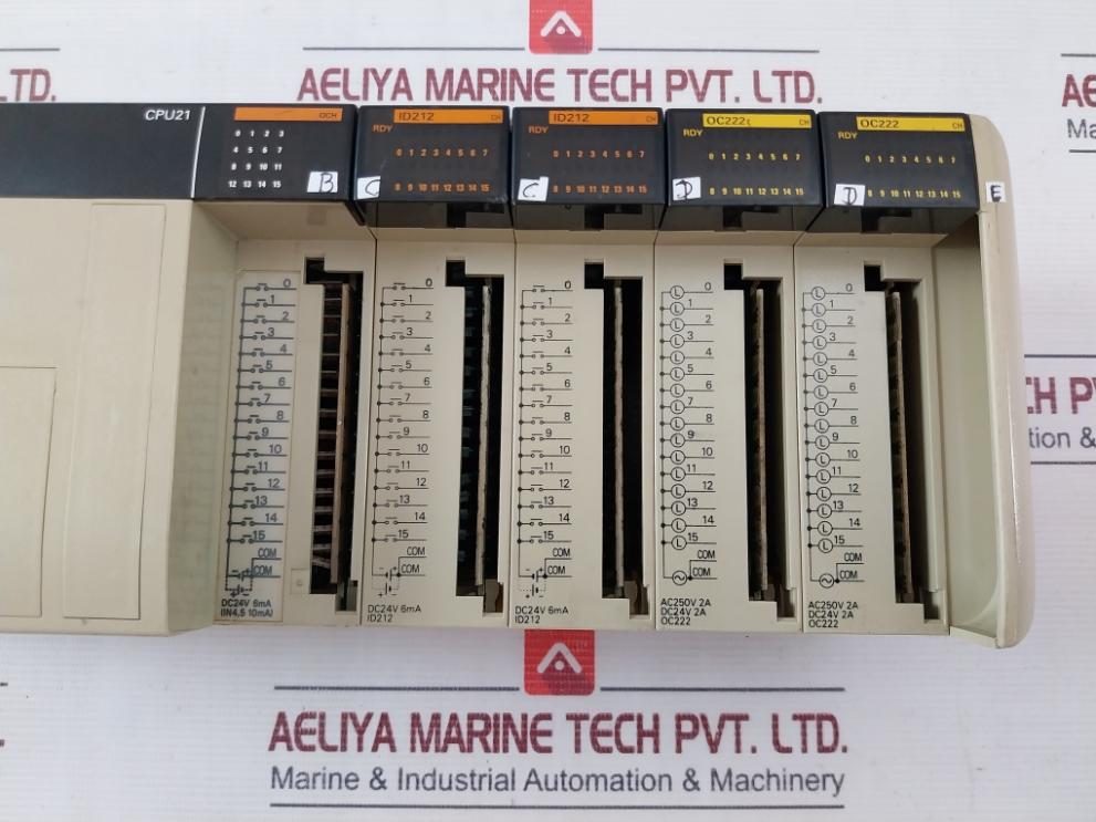 Omron Cqm1-pa206 Switching Power Supply 100-240Vac 50/60Hz 120Va Oc222 Tpb-h