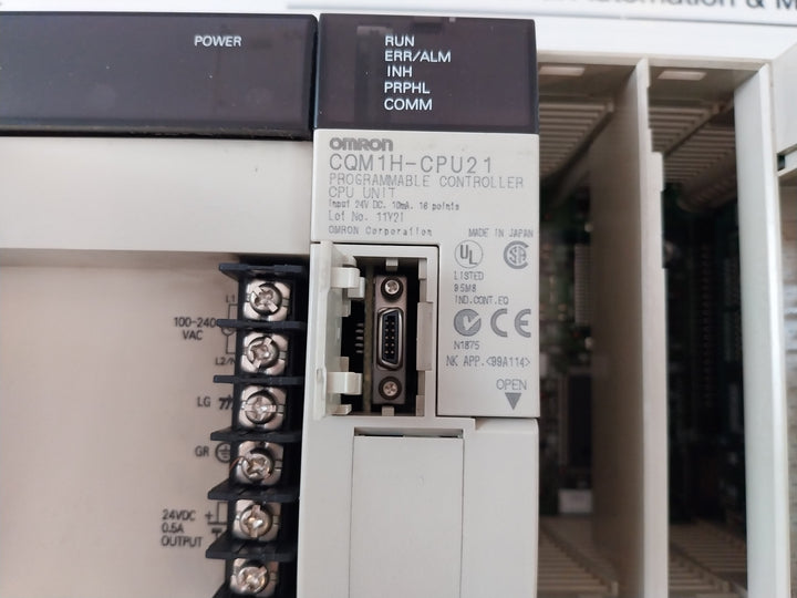 Omron Cqm1H-cpu21 Programmable Controller Cpu Unit