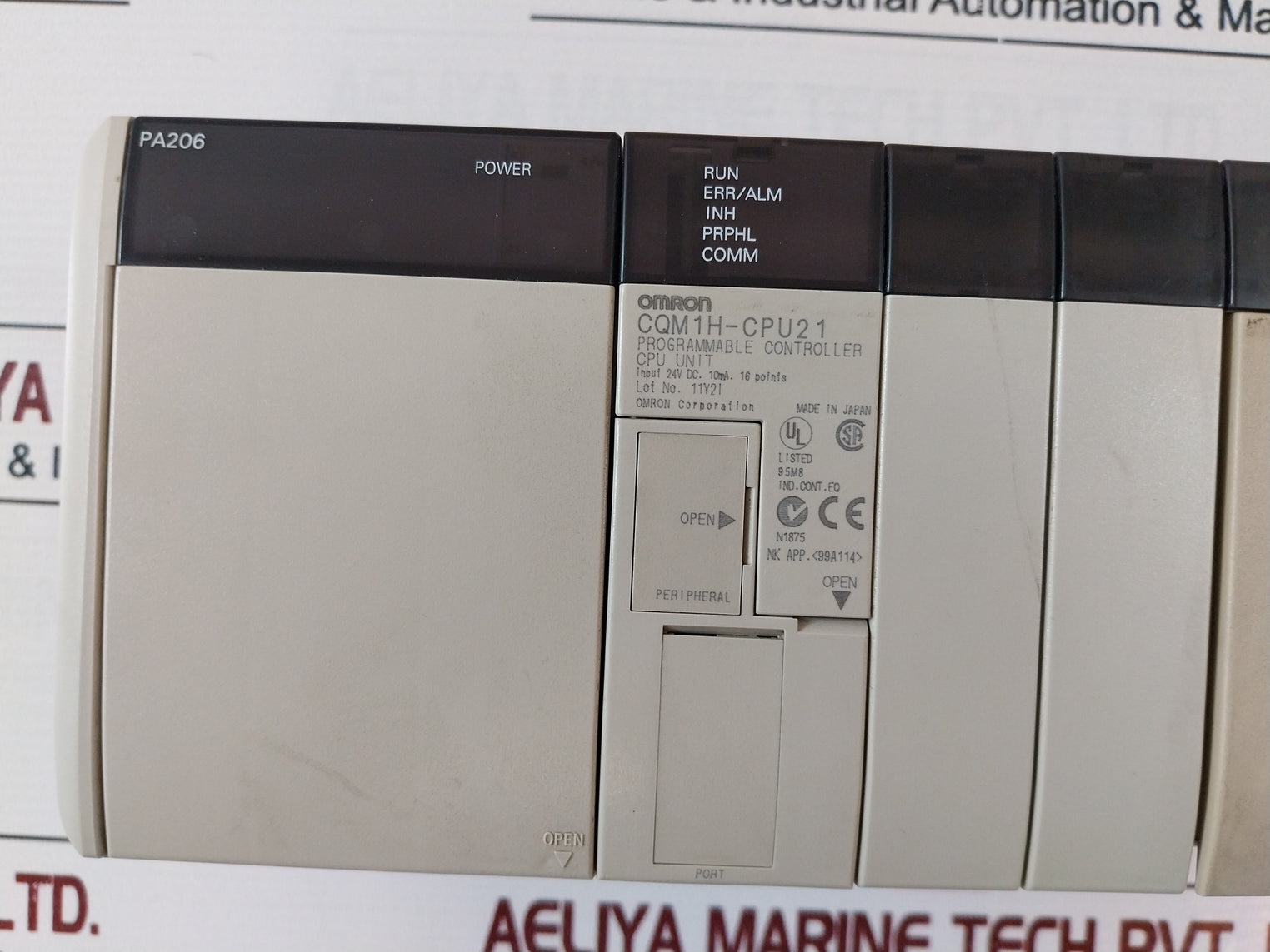Omron Cqm1H-cpu21 Programmable Controller Cpu Unit