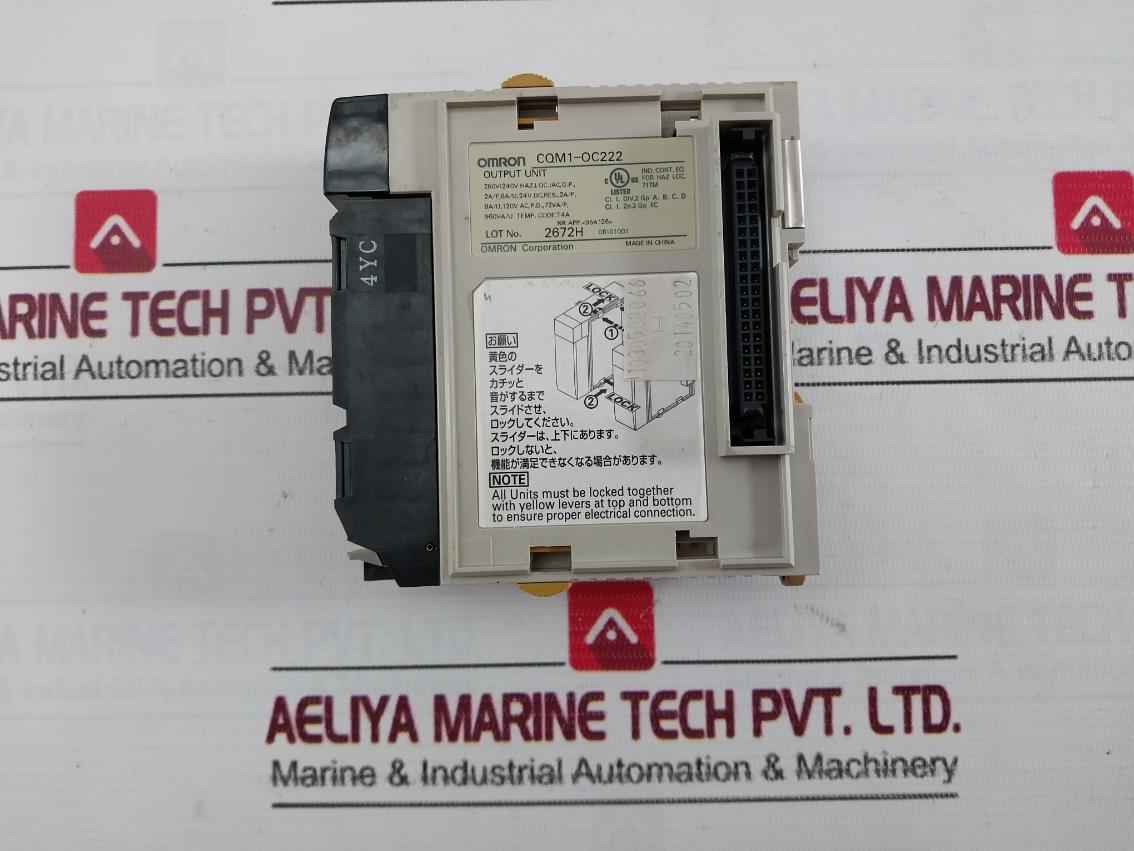 Omron Cqm1H-cpu21 Programmable Controller Cpu Unit Cqm1-pa203 100-240Vac 50/60Hz