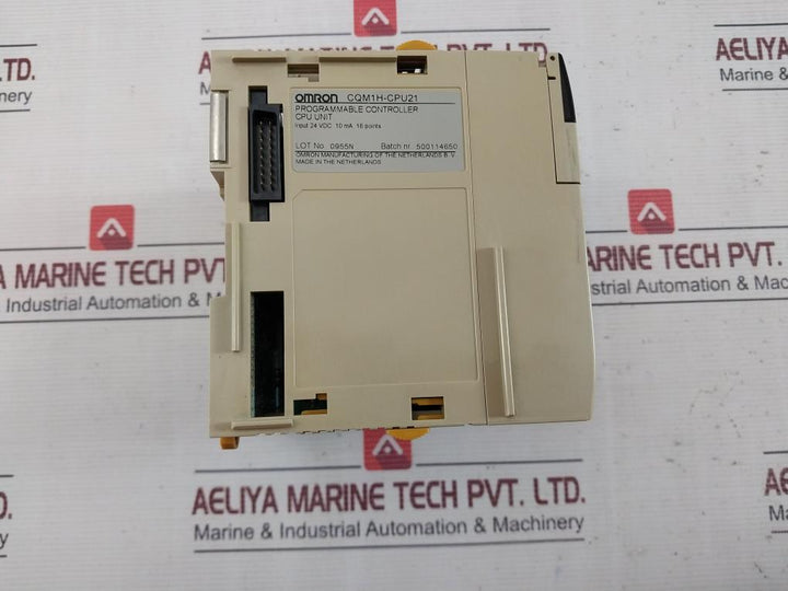 Omron Cqm1H-cpu21 Programmable Controller Unit 24V Dc 10Ma 16 Points