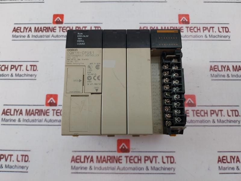 Omron Cqm1H-cpu51 Cpu Programmable Controller 24Vdc 10Ma 16 Point