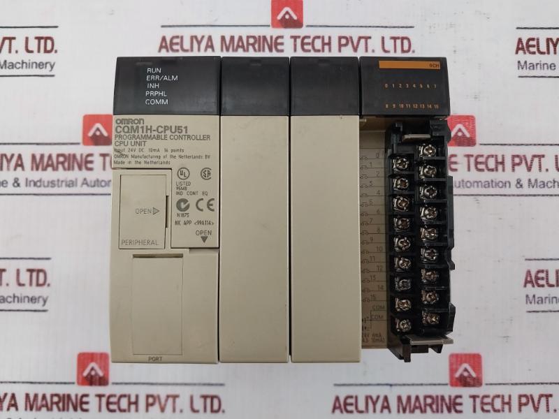 Omron Cqm1H-cpu51 Inner Boards Programmable Controller Cpu Unit 24Vdc 16 Point