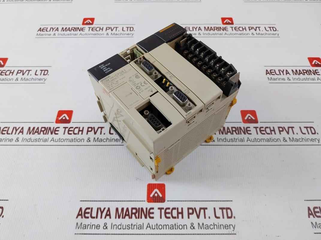 Omron Cqm1H-cpu61 Programmable Controller Cpu Unit 24V Dc 10Ma 16 Point