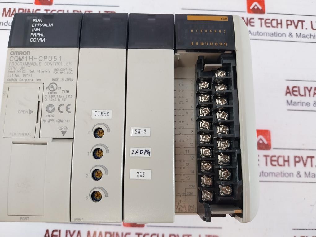 Omron CQM1H-CPU51 Programmable Controller CPU Unit 24VDC 10MA