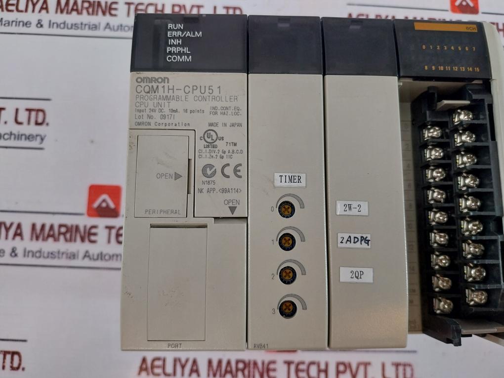 Omron CQM1H-CPU51 Programmable Controller CPU Unit 24VDC 10MA