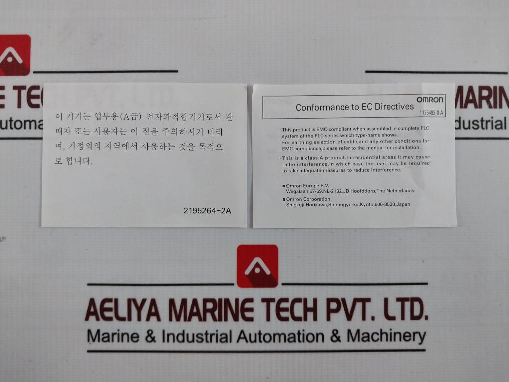 Omron Cs1D-cpu65H Sysmac Programmable Controller Cpu Unit 2195264-2A Ver 1.3