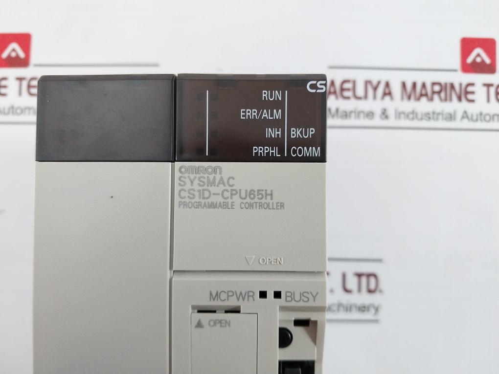 Omron Cs1D-cpu65H Sysmac Programmable Controller Cpu Unit 2195264-2A Ver 1.3