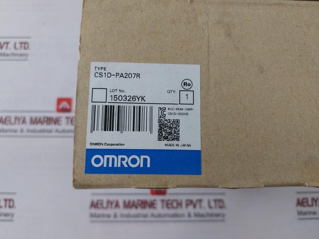 Omron Cs1D-pa207R Power Supply Unit For Duplex System 50/60Hz 150Va 05003038