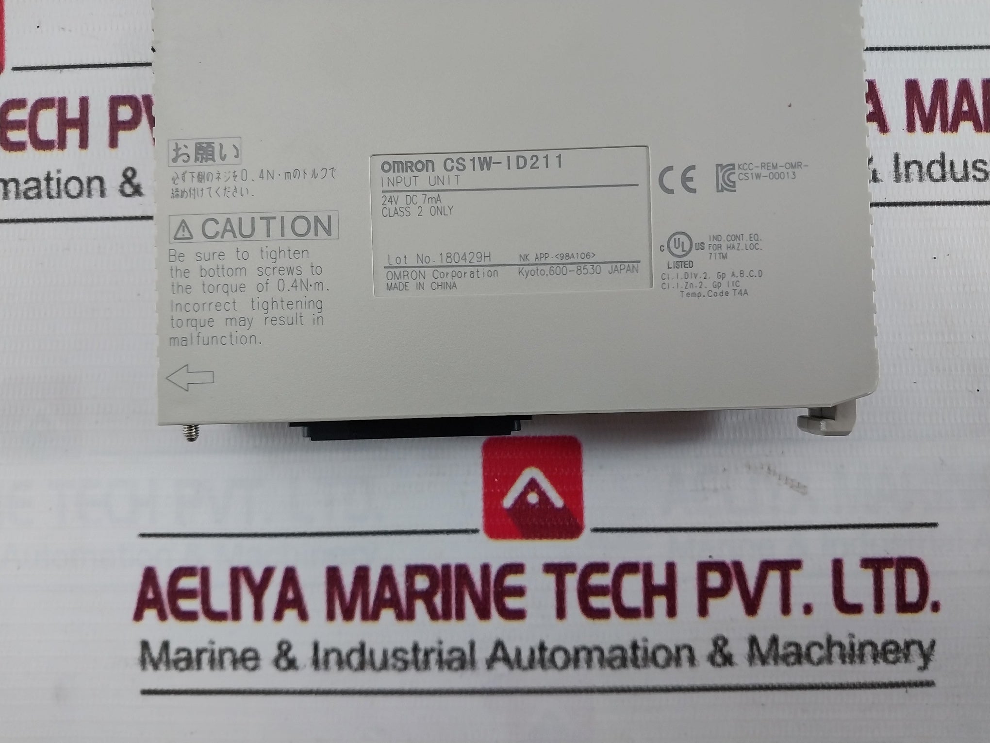 Omron Cs1G-cpu44H Programmable Controller Cpu Unit Cs1W-id211 24V Dc 7Ma 50W