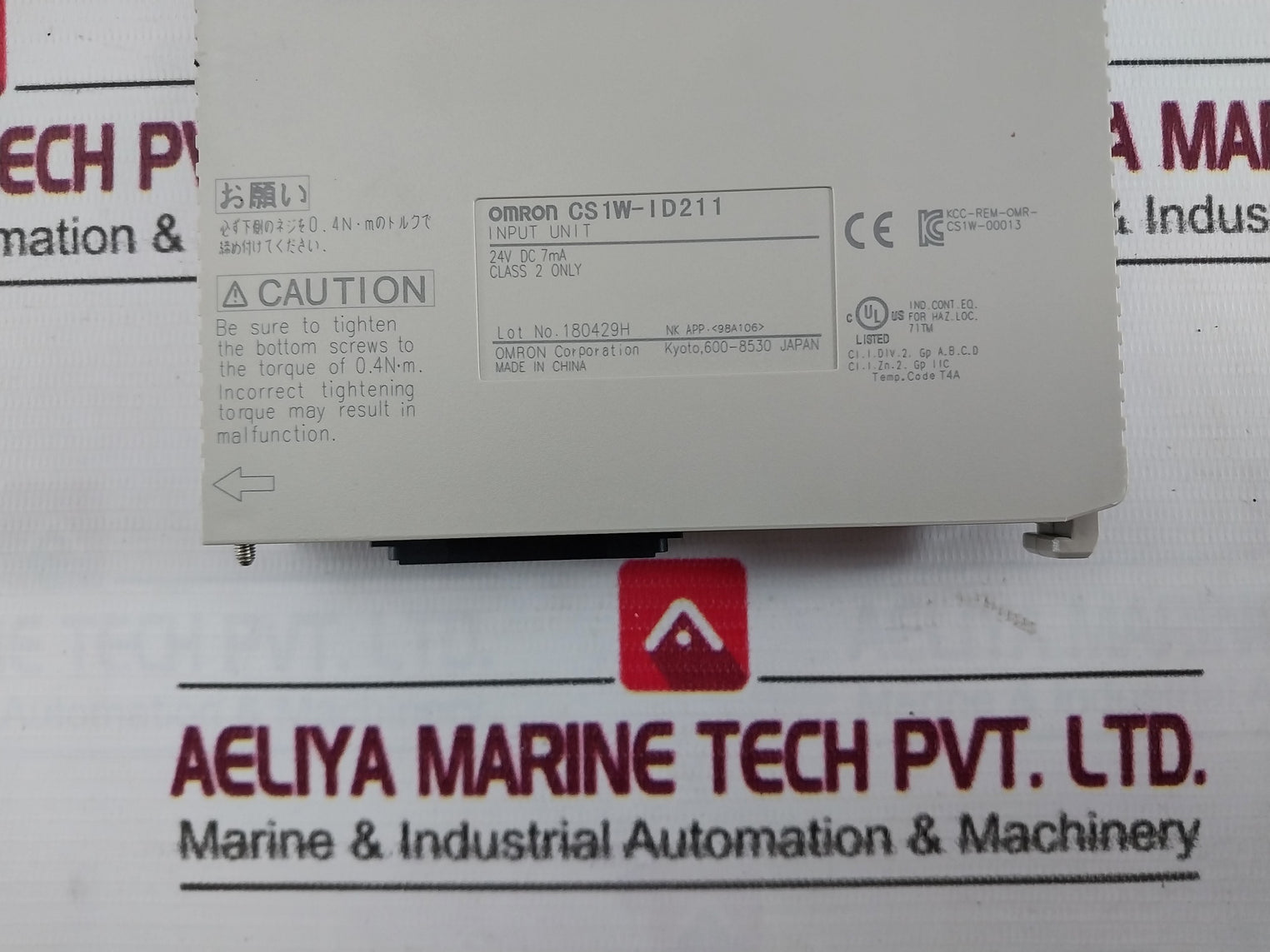 Omron Cs1G-cpu44H Programmable Controller Cpu Unit Cs1W-id211 24V Dc 7Ma 50W