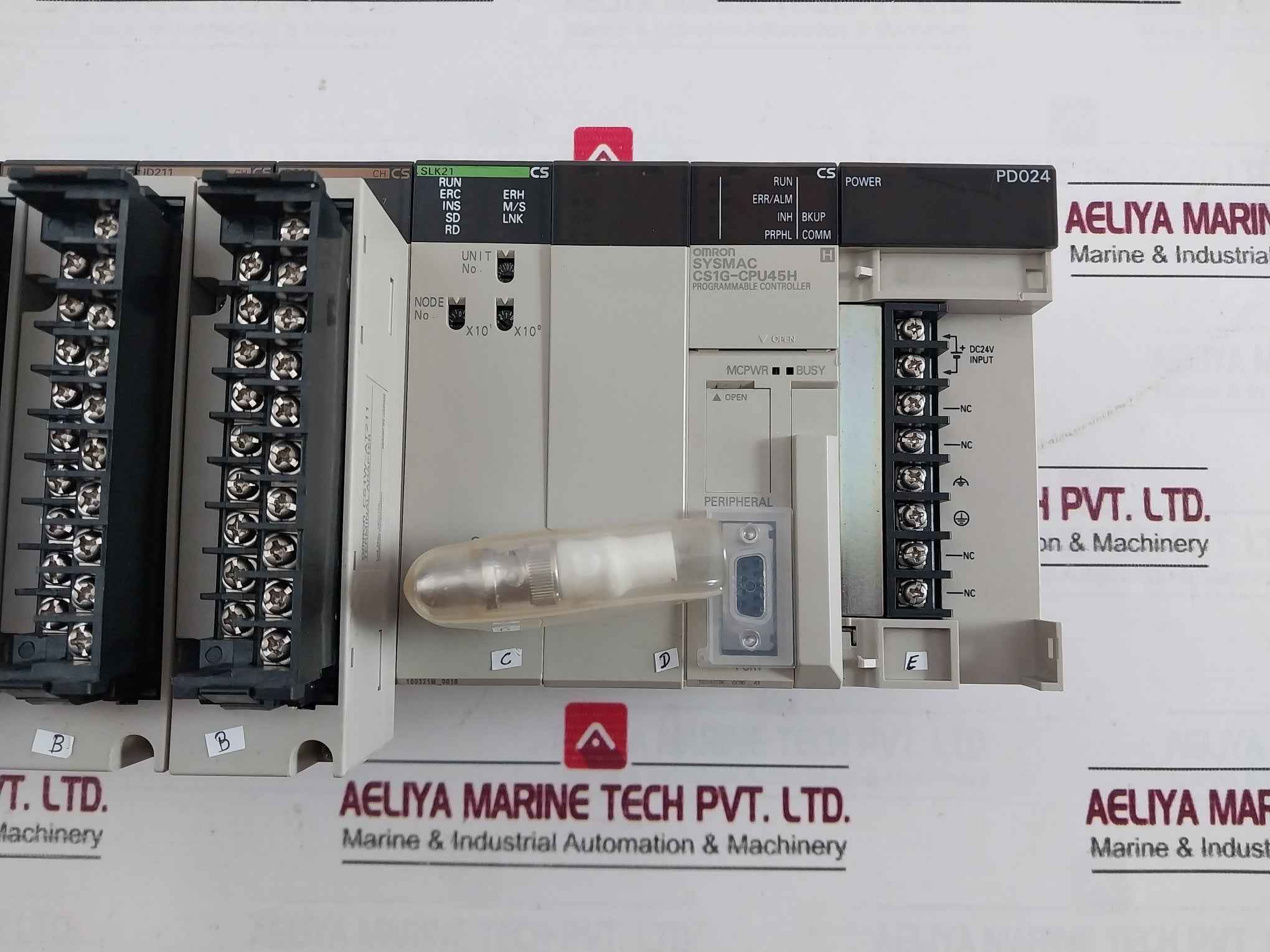 Omron Cs1G-cpu45H Programmable Controller Cpu Unit C200Hw-pd024 24V Dc 7Ma 50W