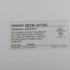 Omron Cs1W-at133 Terminal Block Conversion Unit Cs1W-at 24Vdc 120Vac 250Vac