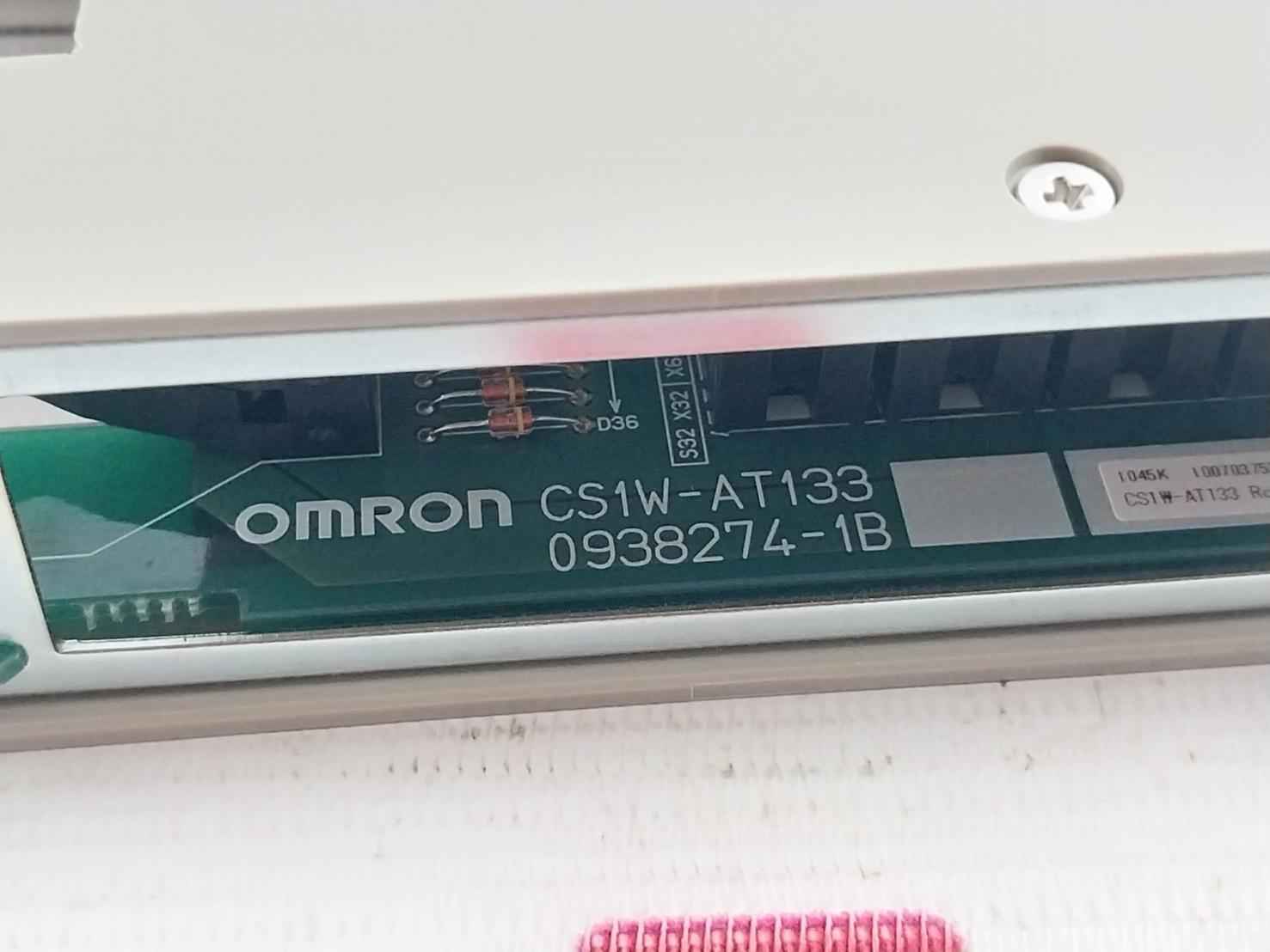 Omron Cs1W-at133 Terminal Block Conversion Unit Cs1W-at 24Vdc 120Vac 250Vac