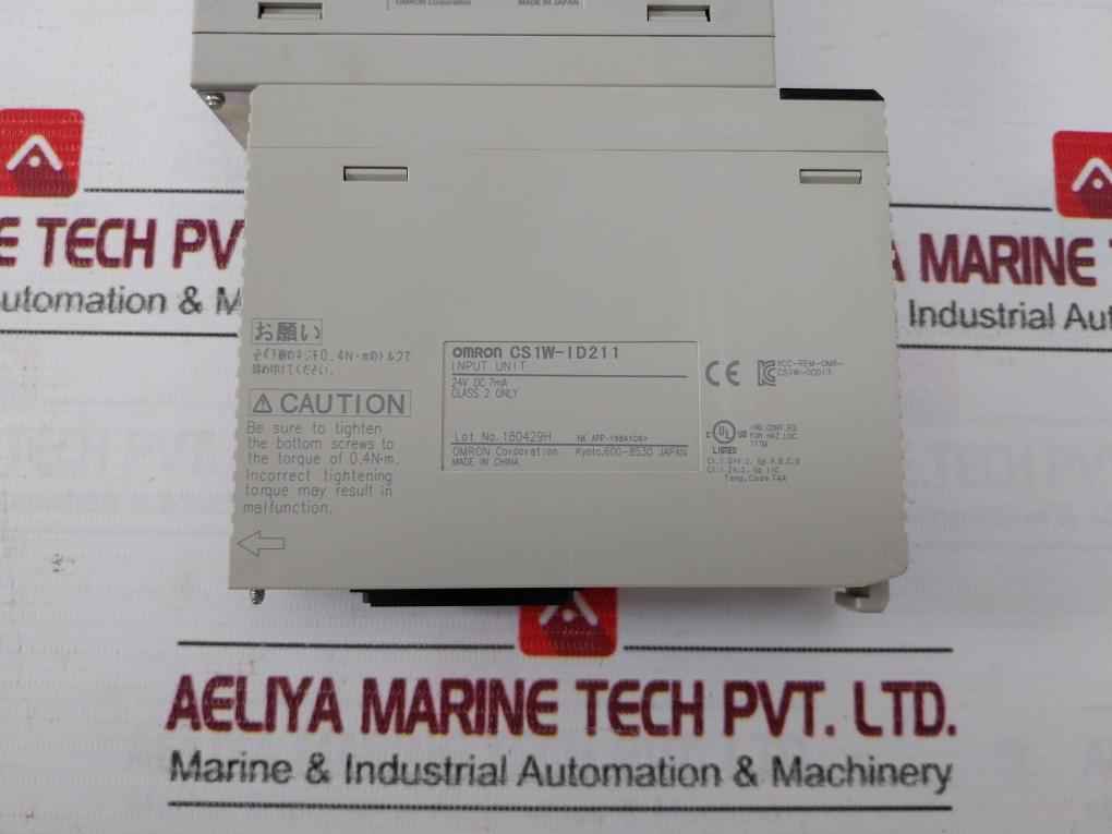 Omron Cs1W-at211 Plc I/O Module C200H-bc-v 24V Dc 7Ma 50W Cs1G-cpu45H Ver. 4.1