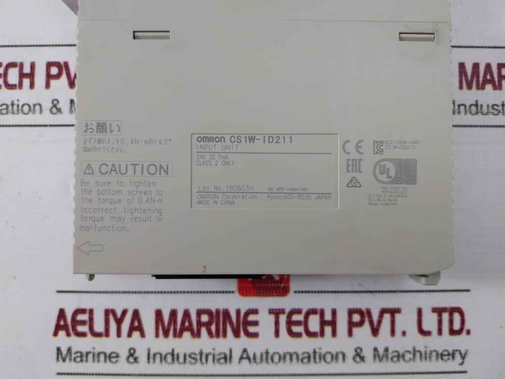 Omron Cs1W-at211 Plc I/O Module C200H-bc-v 24V Dc 7Ma 50W Cs1G-cpu45H Ver. 4.1