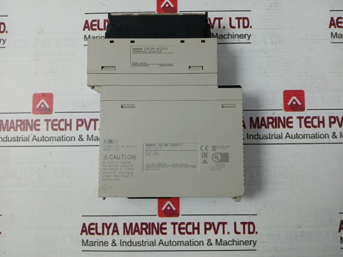Omron Cs1W-at211 Plc I/O Module C200H-bc-v Oc211, Slk21, Cs1G-cpu44H 24Vdc 50W