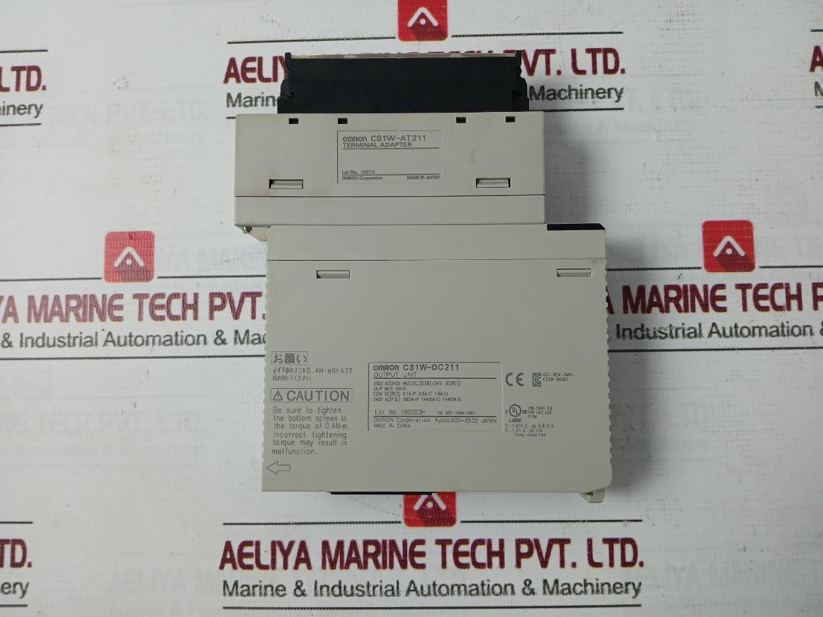 Omron Cs1W-at211 Plc I/O Module C200H-bc-v Oc211, Slk21, Cs1G-cpu44H 24Vdc 50W