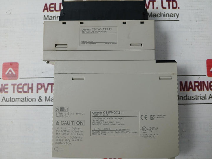 Omron Cs1W-at211 Plc I/O Module C200H-bc-v Oc211, Slk21, Cs1G-cpu44H 24Vdc 50W