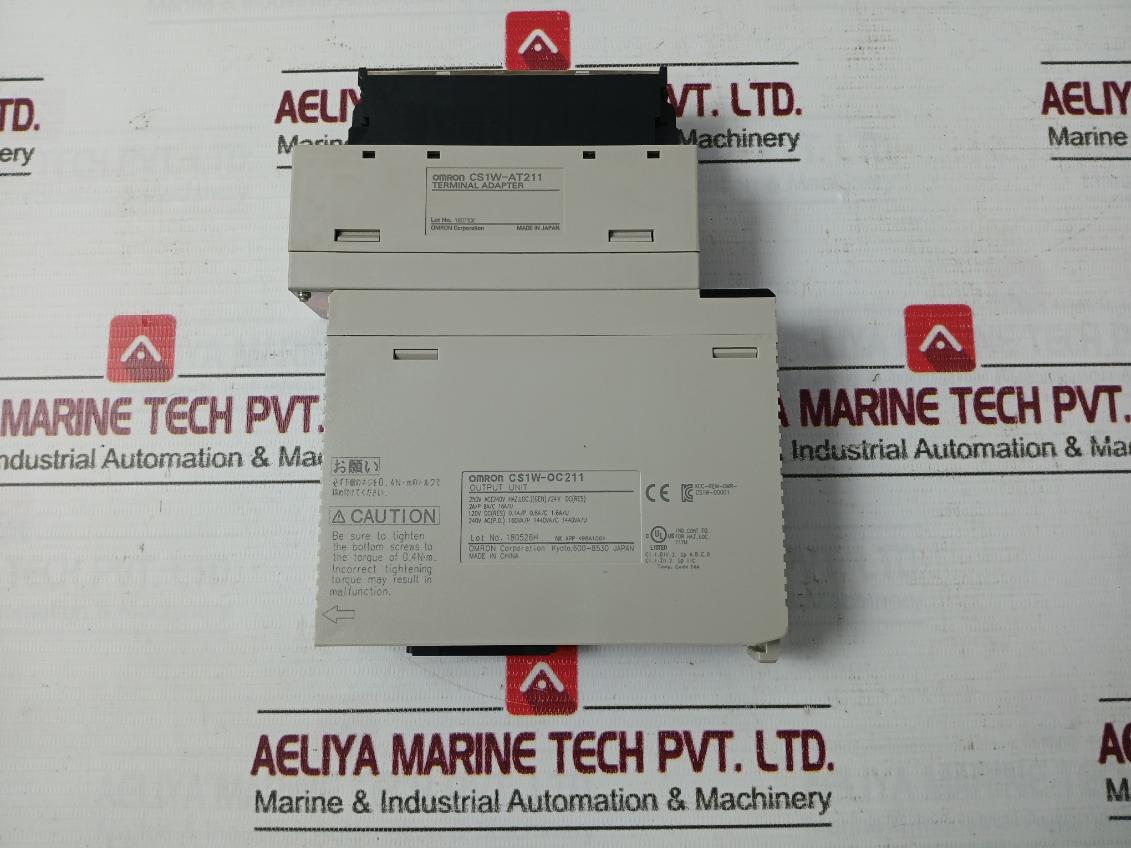 Omron Cs1W-at211 Plc I/O Module Oc211, Id211, Cs1W-bi103 C200Hw-pd024 24Vdc 50W