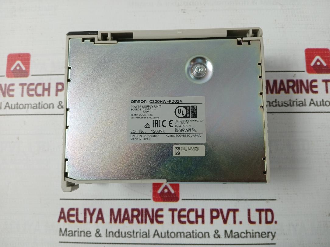 Omron Cs1W-at211 Plc I/O Module With Cable Cs1W-cn313 24Vdc 50W 250V Ac