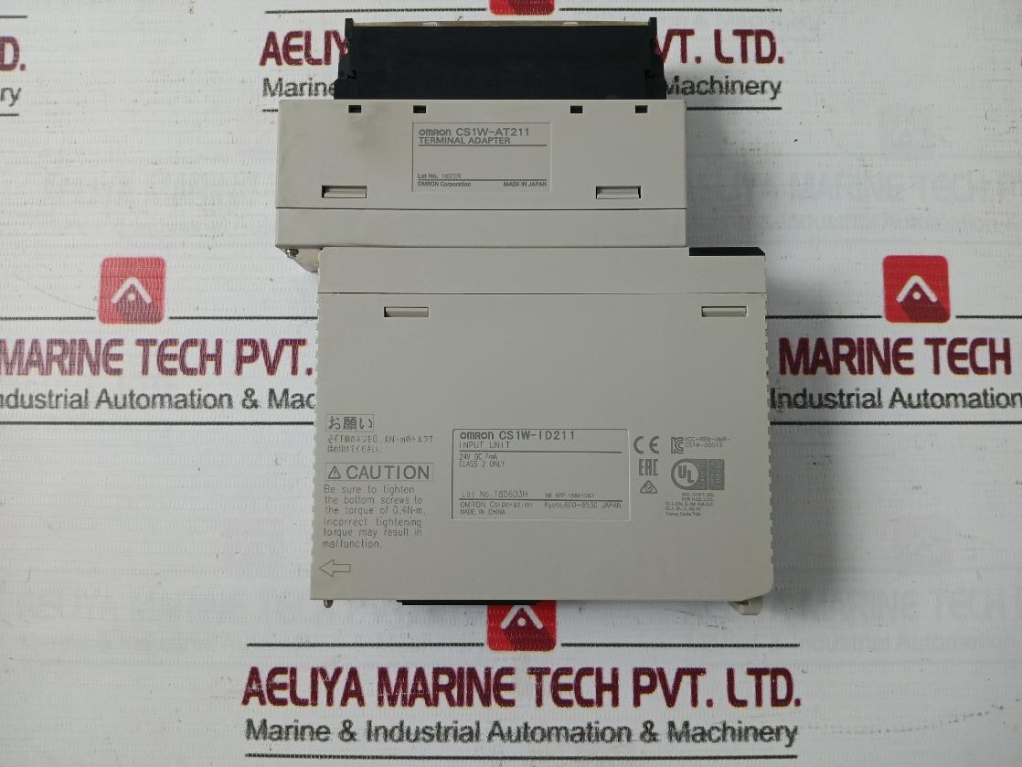 Omron Cs1W-at211 Terminal Adapter Plc Unit C200H-bc-v C200Hw-pd024 24Vdc 50W 7Ma