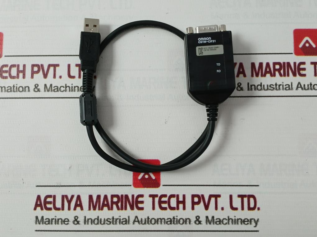 Omron Cs1W-cif31 Usb-serial Conversion Cable Connect Kcc-rem-omr-cs1W-00030