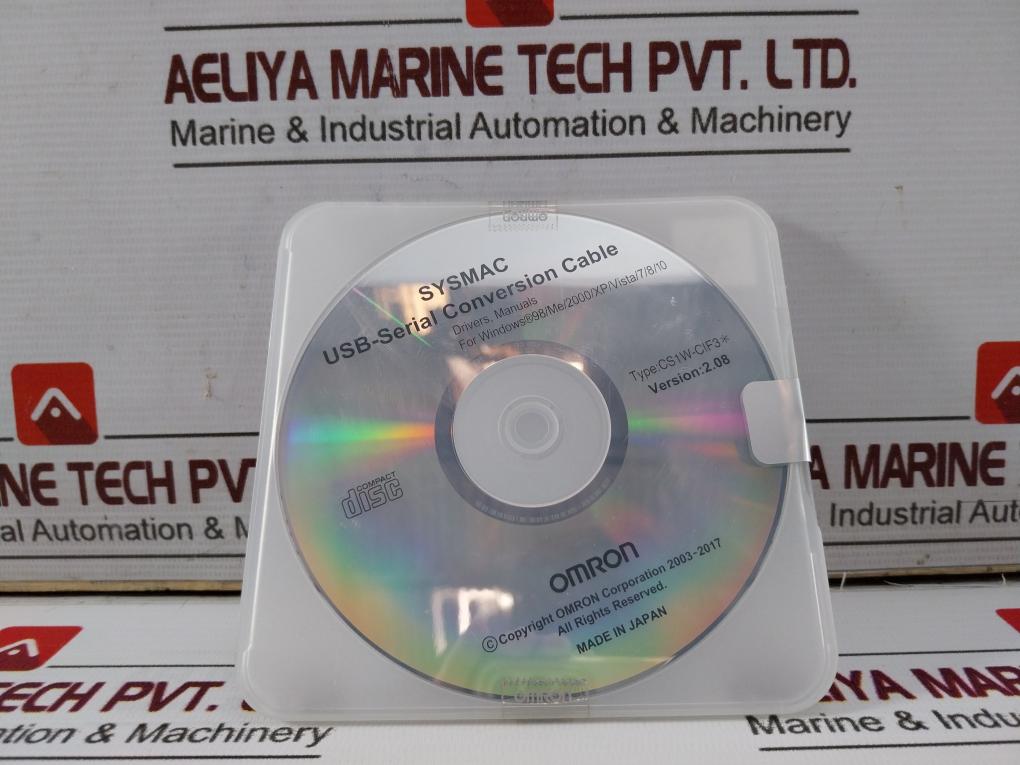 Omron Cs1W-cif3 Compact Disc Cd Version: 2.08