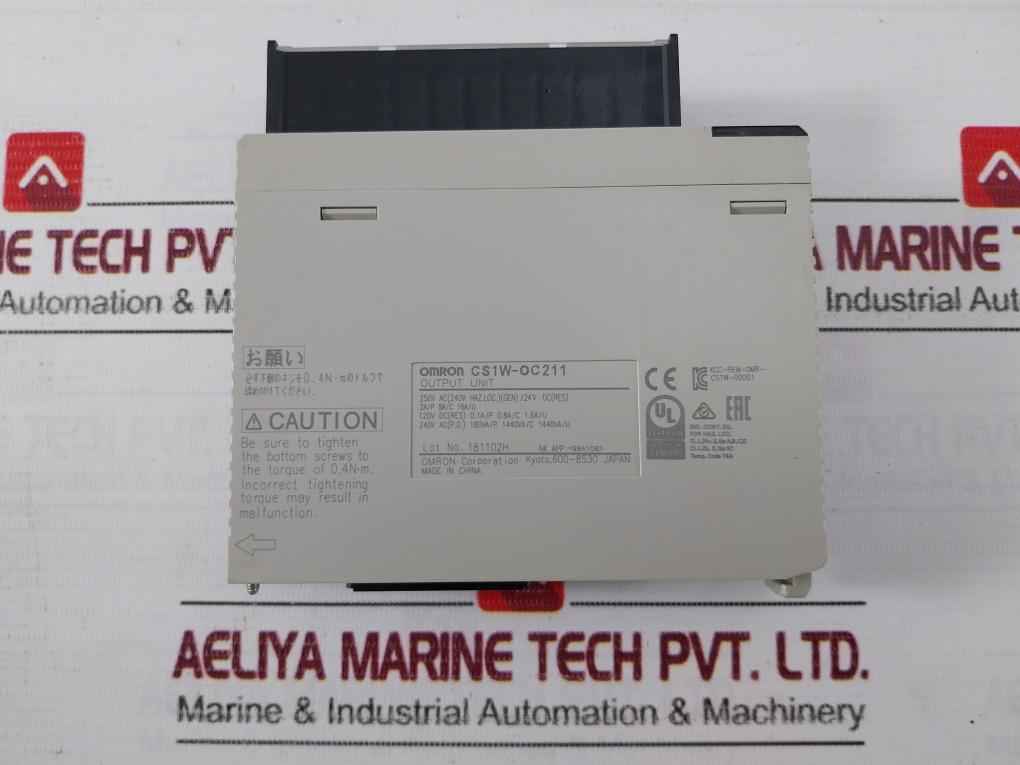 Omron Cs1W-ia211 Plc Programmable Controller I/O Unit Ac100-240V 50/60Hz 120Va