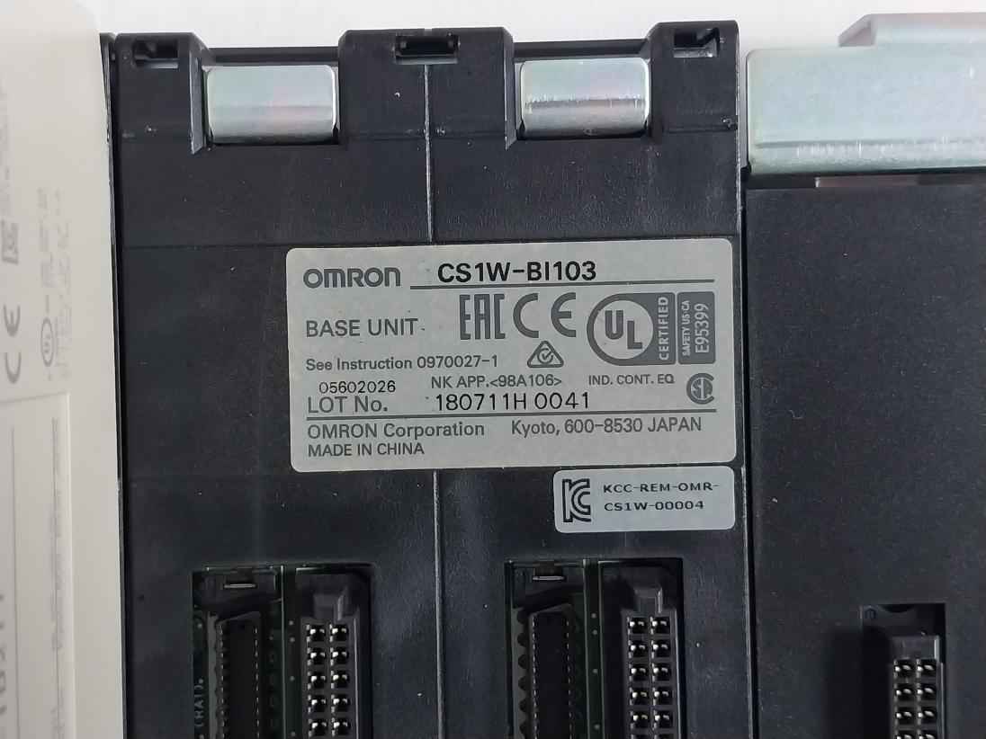 Omron Cs1W-id211 Plc I/O Module C200H-bc -v 24V Dc 7Ma 50W C200Hw-pd024