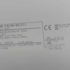 Omron Cs1W-oc211 Plc I/O Module C200H-bc -v 24Vdc 50W 250V Ac Id211 C200Hw-pd024