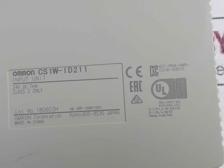 Omron Cs1W-oc211 Plc I/O Module C200H-bc -v 24Vdc 50W 250V Ac Id211 C200Hw-pd024