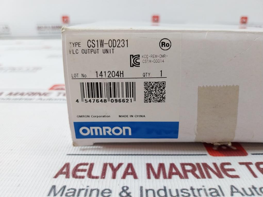 Omron Cs1W-od231 Plc Output Unit Dc24V 0.5A 0950395-6 B