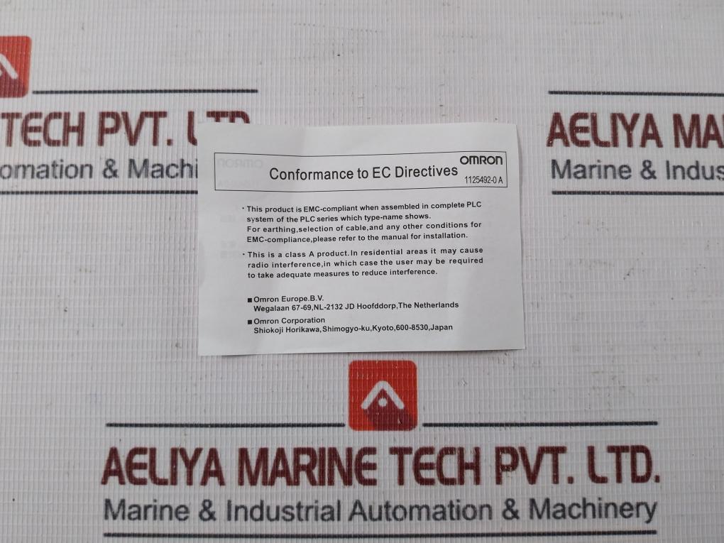 Omron Cs1W-od231 Plc Output Unit Dc24V 0.5A 0950395-6 B