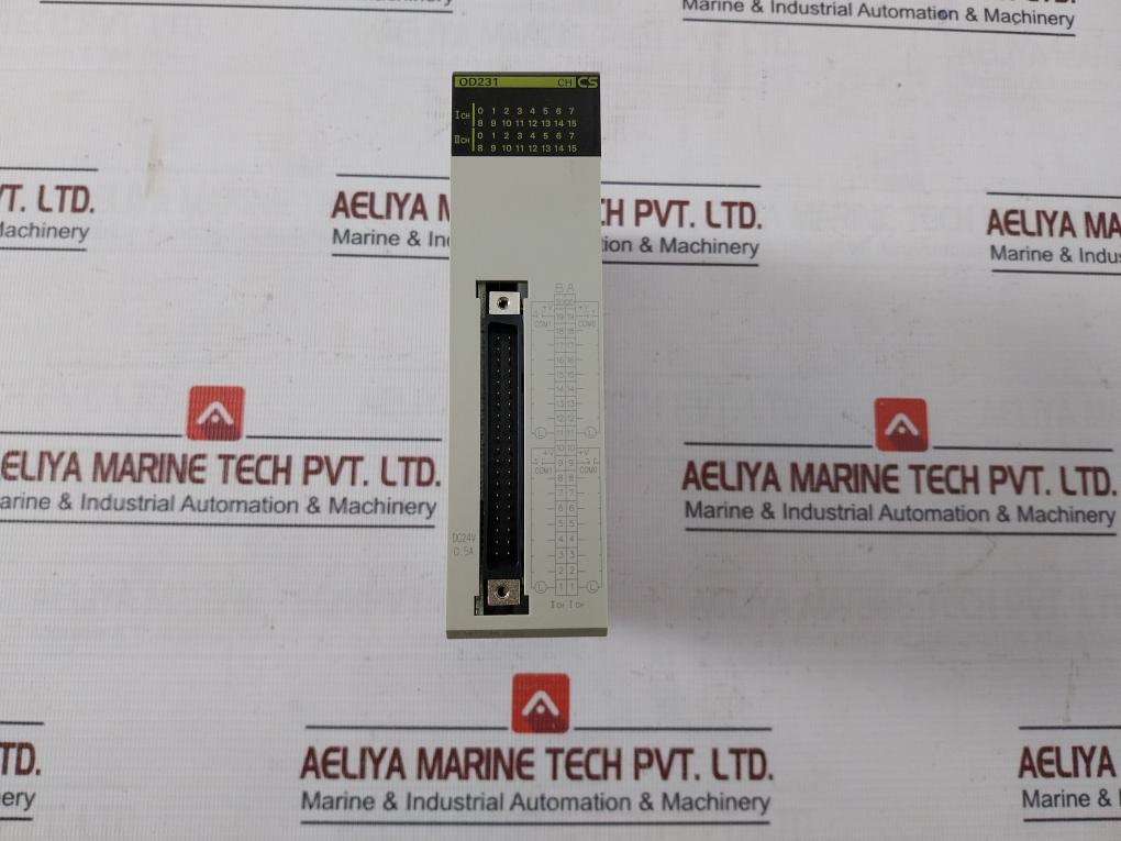 Omron Cs1W-od231 Plc Output Unit Dc24V 0.5A 0950395-6 B