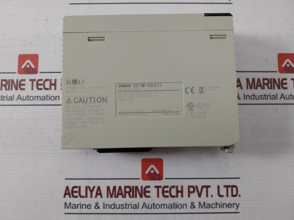 Omron Cs1W-od231 Plc Output Unit Dc24V 0.5A 0950395-6 B