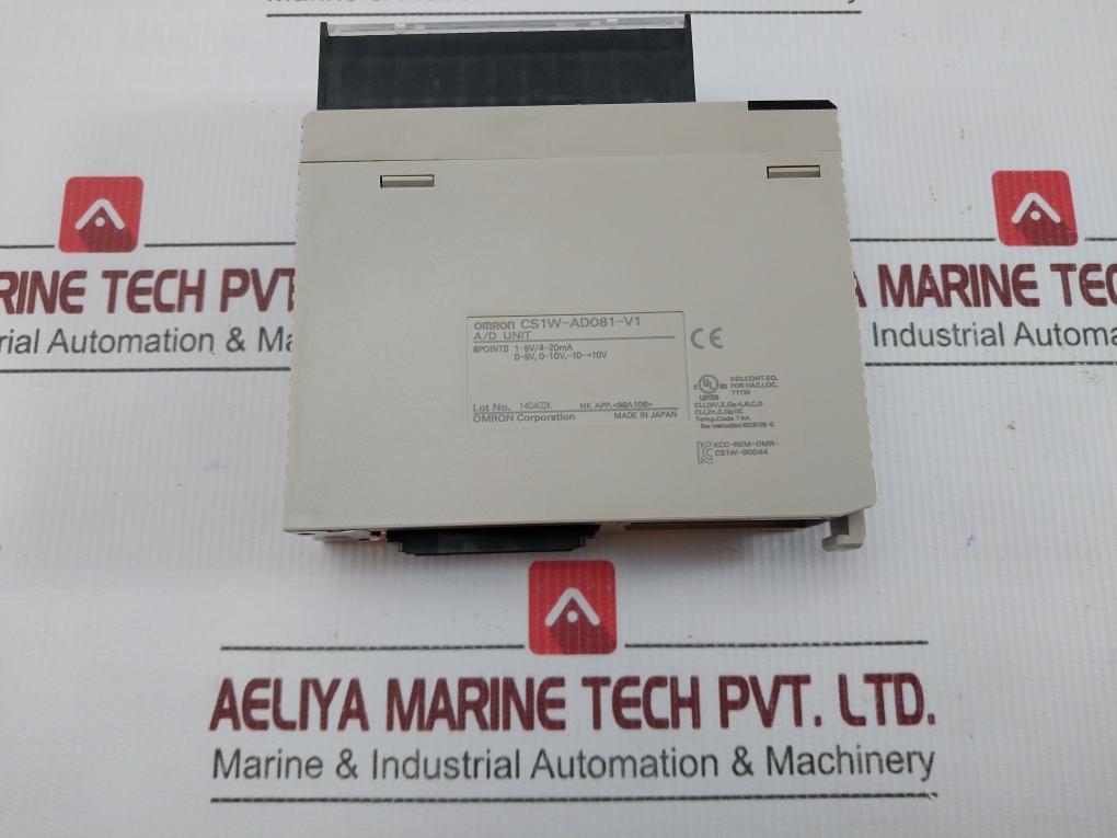 Omron Cs1W-sp001, Cs1D-pa207R Plc System 8 Points Cs1W-ad081-v1