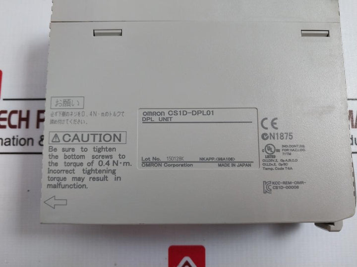 Omron Cs1d-dpl01 Duplex Dpl Unit Plc Module Ro T4a 2115k