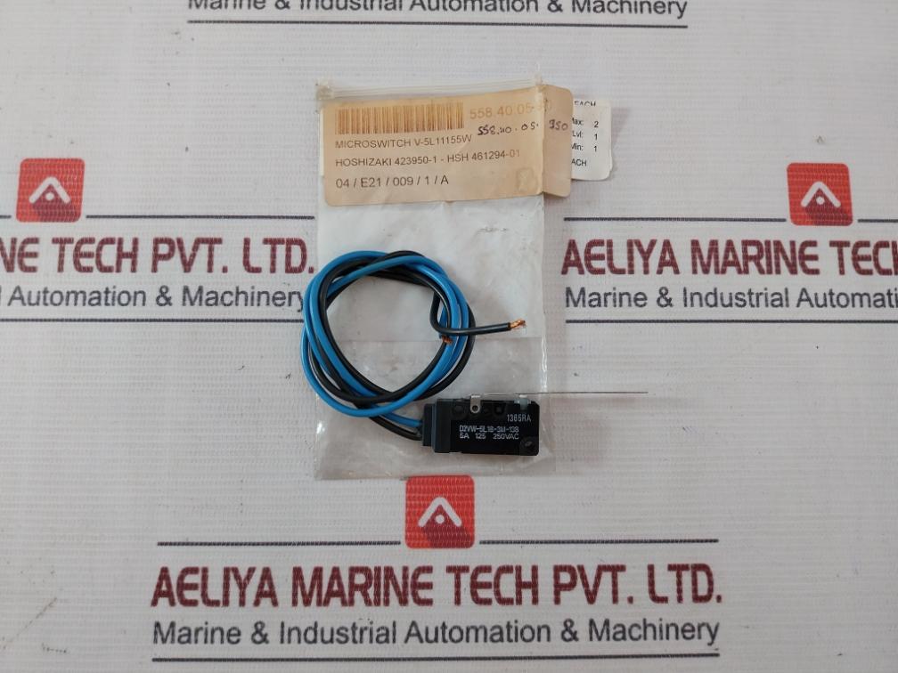 Omron D2Vw-5L1B-3M-138 Micro Switch 5A 125 250Vac