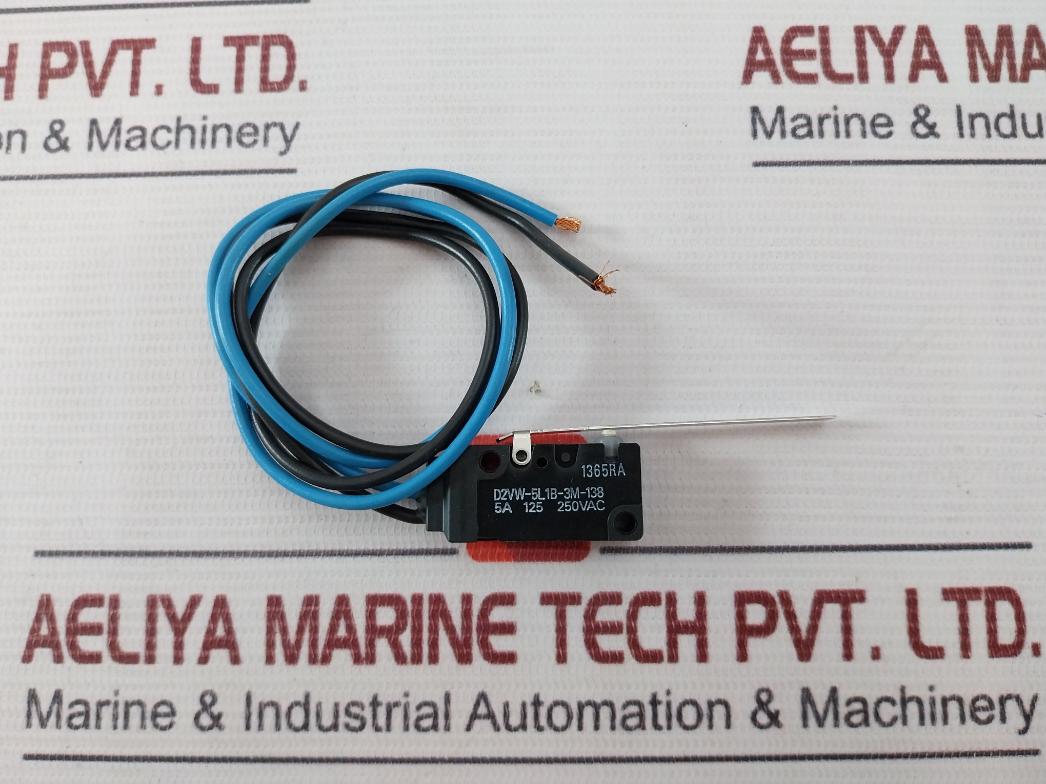 Omron D2Vw-5L1B-3M-138 Micro Switch 5A 125 250Vac
