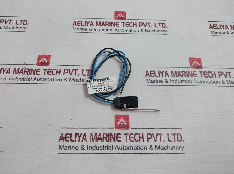 Omron D2Vw-5L1B-3M-138 Microswitch With Lever And Wire Leads