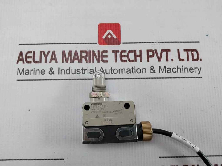 Omron D4er-2a21n Limit Switch With 2m Cable Ip67 30v Dc 0.1a