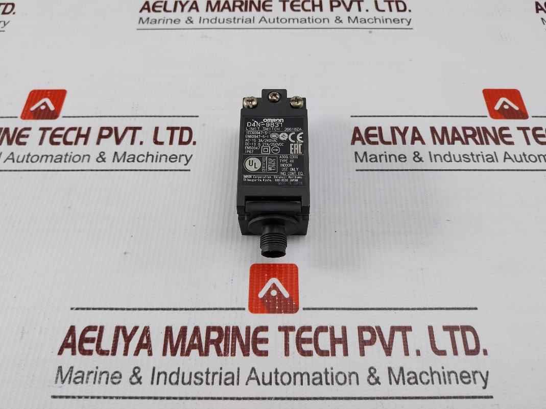 Omron D4N-9B31 Limit Switch Ip67 240Vac 3A 26618Za