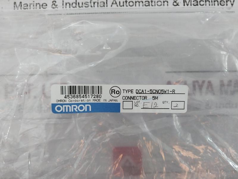 Omron Dca1-5Cn05W1-r Devicenet Connector 80C 300V Ft4 Tdn24Uf