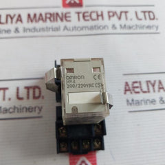 Omron Drs-02.03 Relay With Socket Base 5A 250Vac