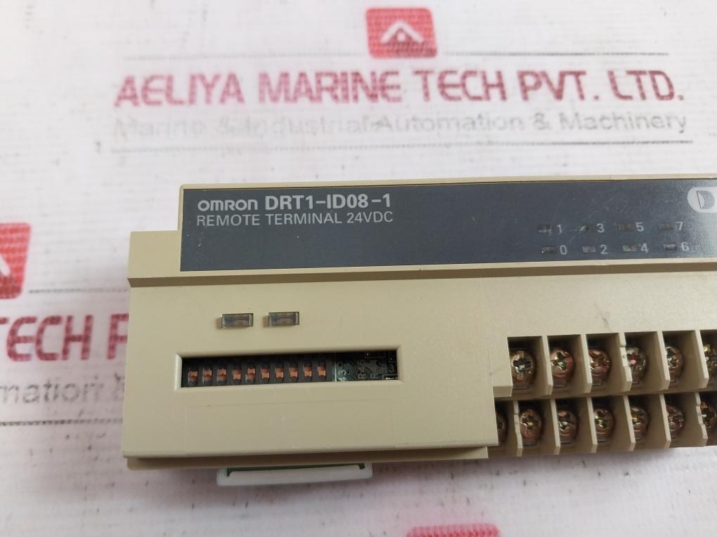 Omron Drt1-id08-1 Transistor Remote Module 3337317-6 0854E2 1154E2 24Vdc