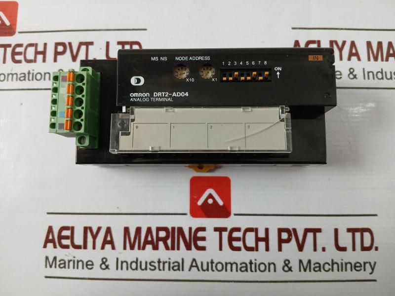 Omron Drt2-ad04 Analog Terminal Module 24Vdc 0.09A
