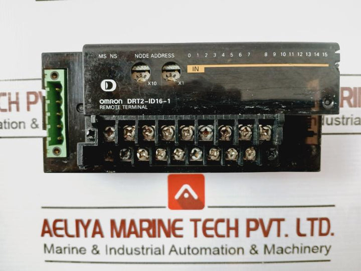 Omron Drt2-id16-1 Device Net Digital Input Unit Screw Terminal Block 24Vdc