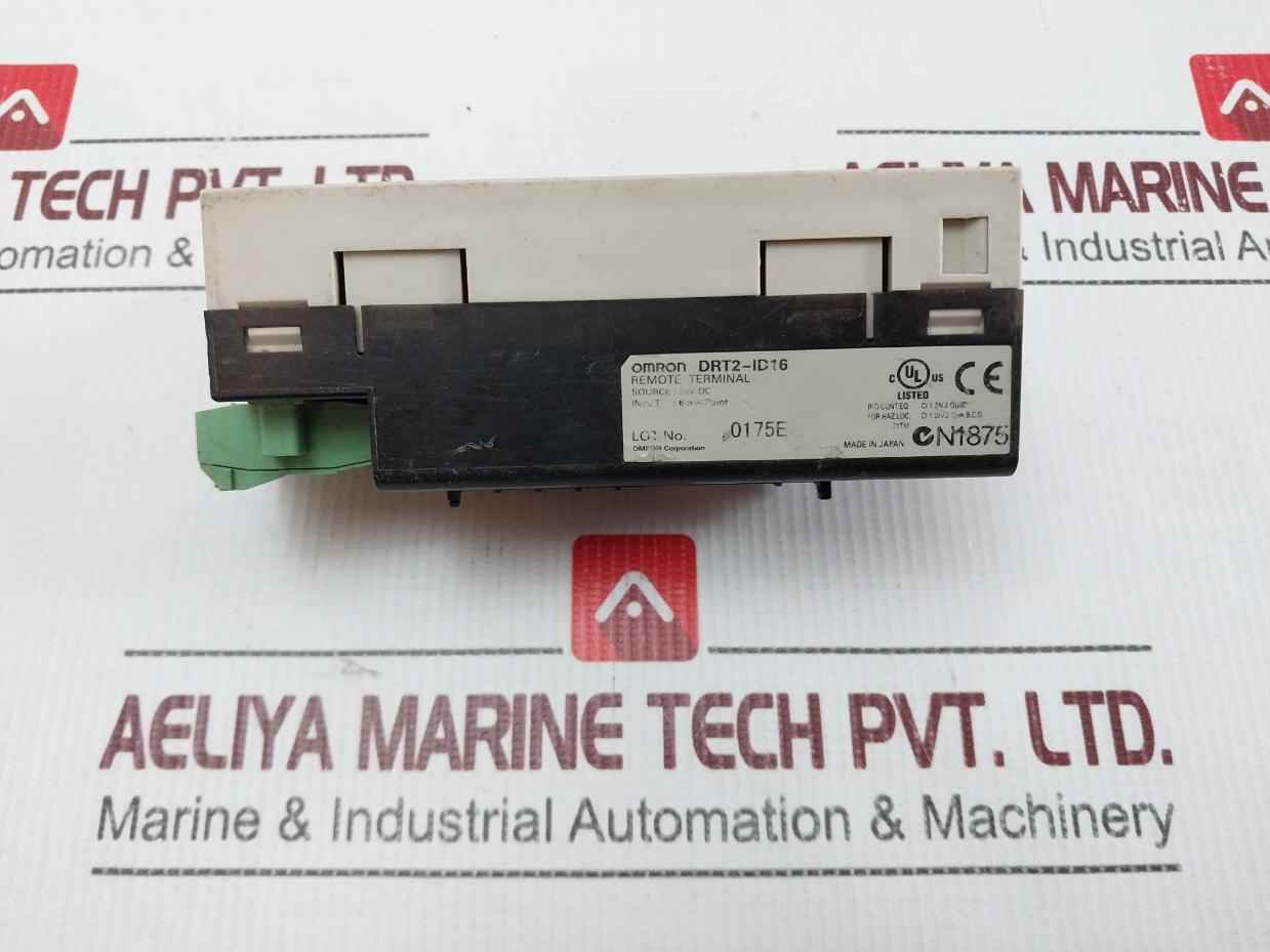 Omron Drt2-id16 Digital Remote Terminal Input Unit 24v Dc 6 Ma/point