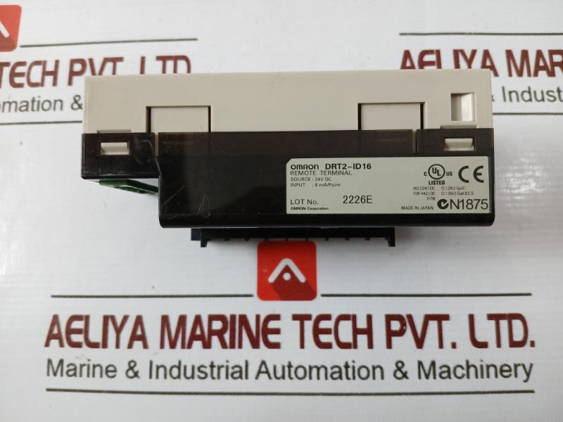 Omron Drt2-id16 Digital Input Unit 24Vdc 6 Ma/Point
